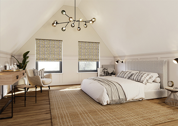 Batik, Saffron - Roman Blind - Image 7